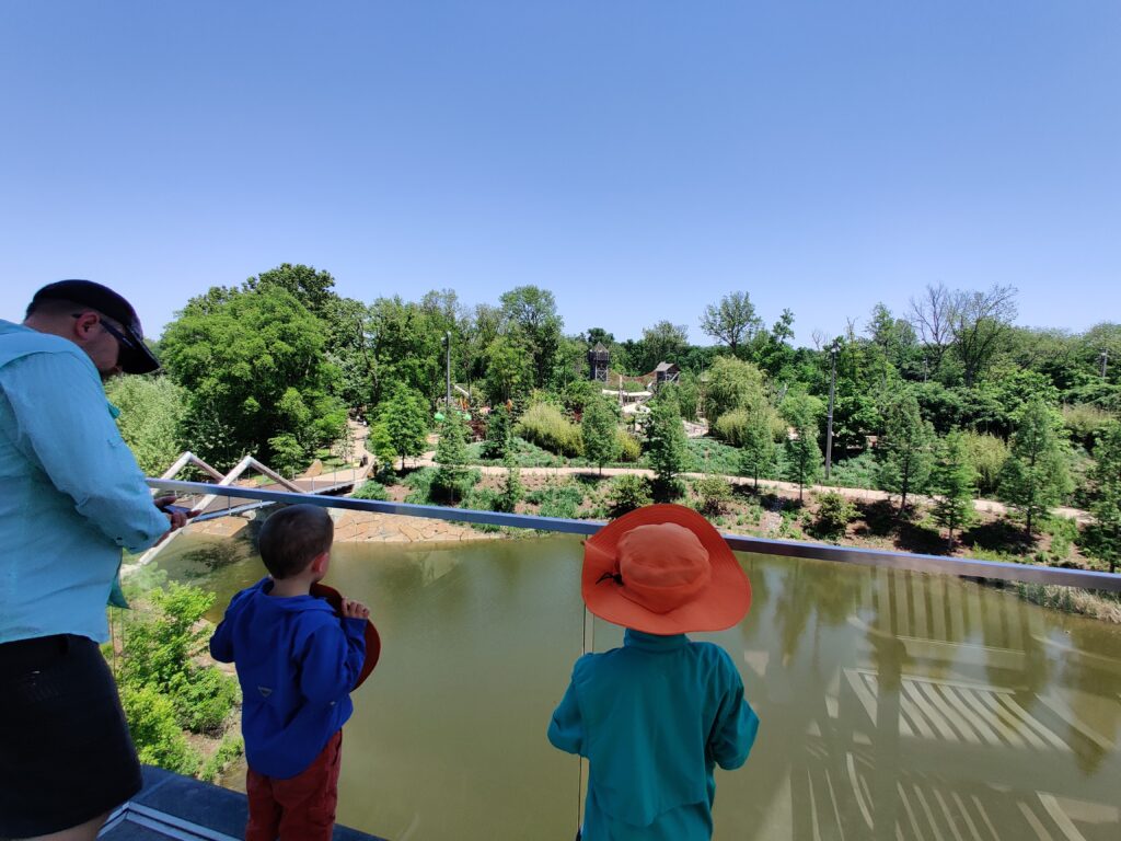 Overlooking The Gathering Place from ONEOK Boathouse