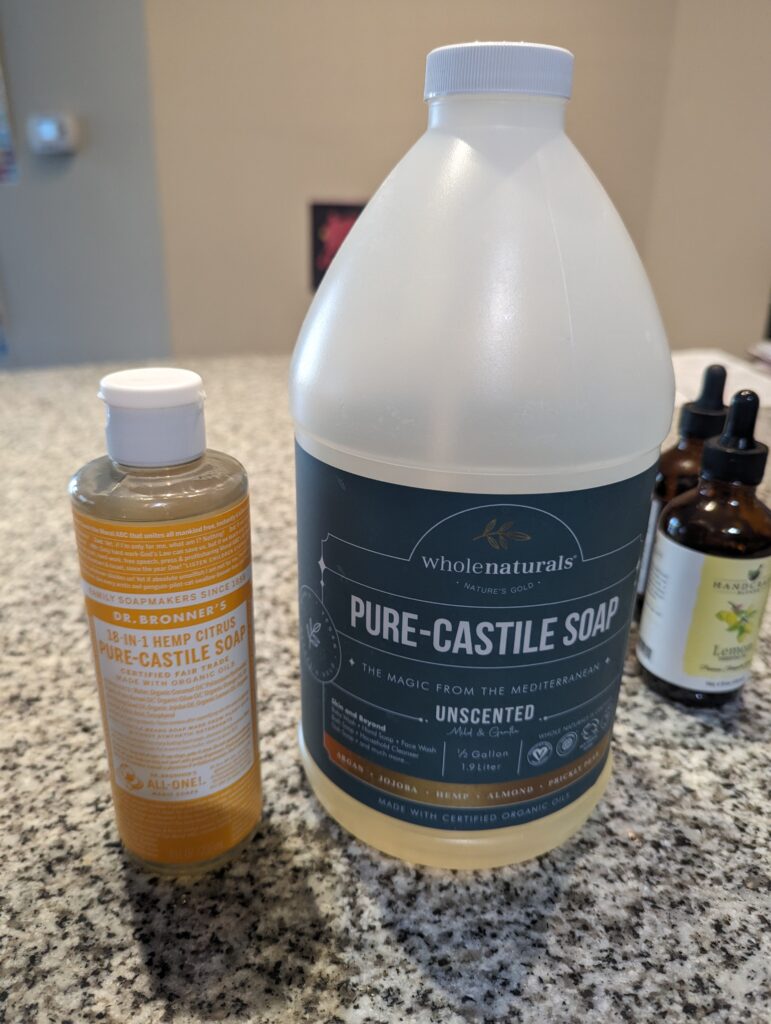 Dr Bronner's Castile Soap Whole Naturals Castile Soap