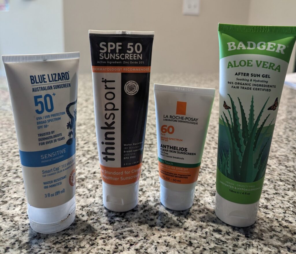 Sunscreen options