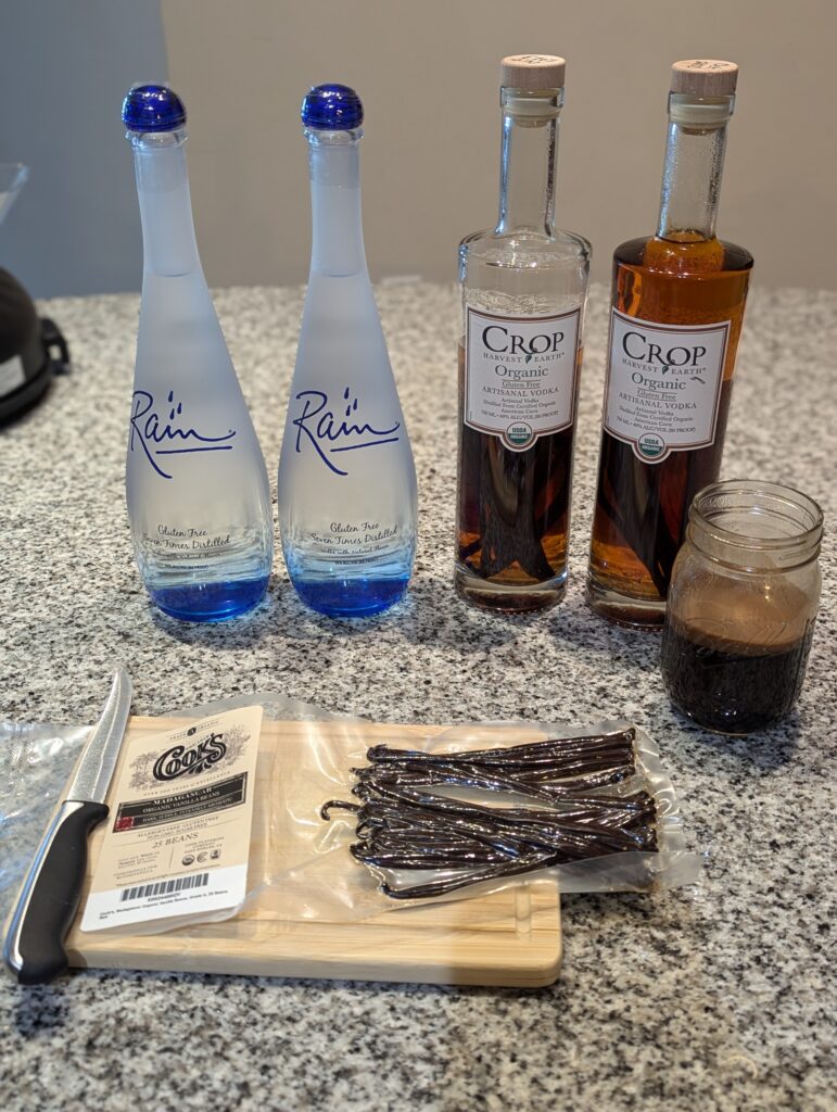 Time to make the vanilla extract!